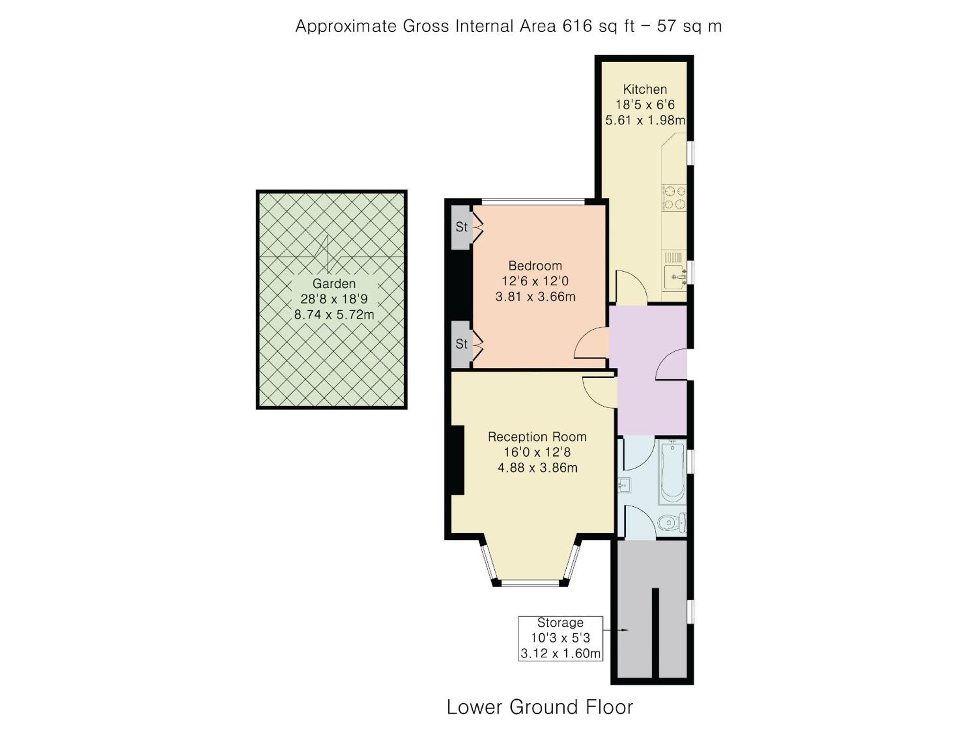 Pass The Keys Private Garden Apartment By Tulse Hill Station Londra Dış mekan fotoğraf